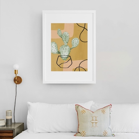 Wall Art Boho Nature Plants Print Illustration Unframed - Picture 4 of 5
